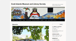 Desktop Screenshot of cook-islands-library-museum.org